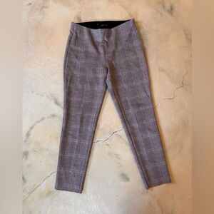 ZARA Basic Grey Plaid Trousers EUR XL